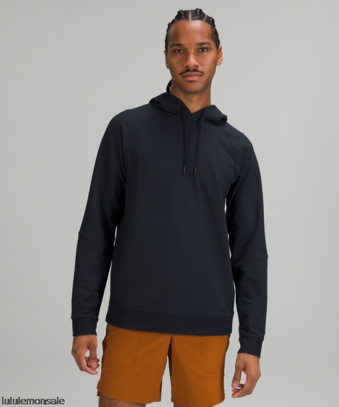 Lululemon Verkauf DELULU629 | Classic Navy City Sweat Pullover Hoodie French Terry